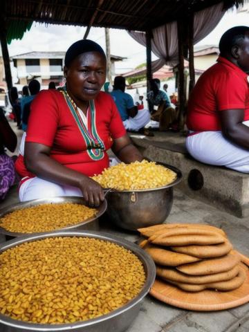 Equatorial Guinea   Malabo traditional street food