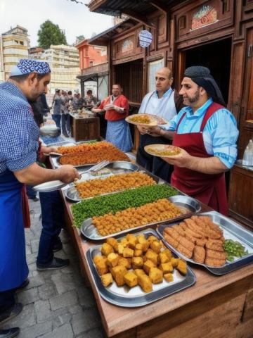 Georgia   Tbilisi traditional street food