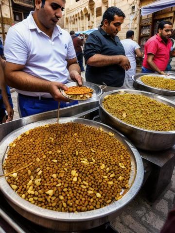 Jordan   Amman traditional street food