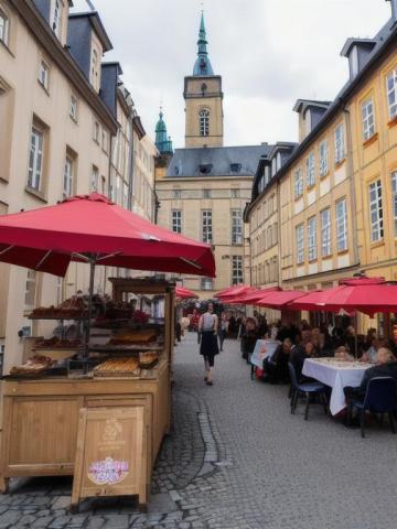 Luxembourg   Luxembourg traditional street food