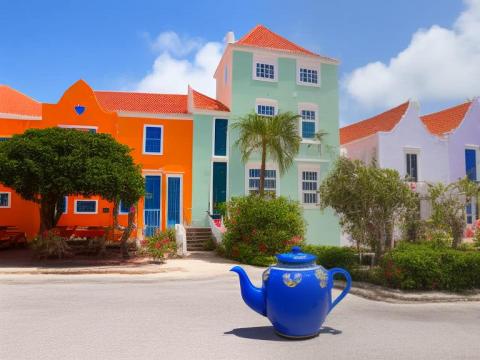 Curaçao Willemstad Tea pot