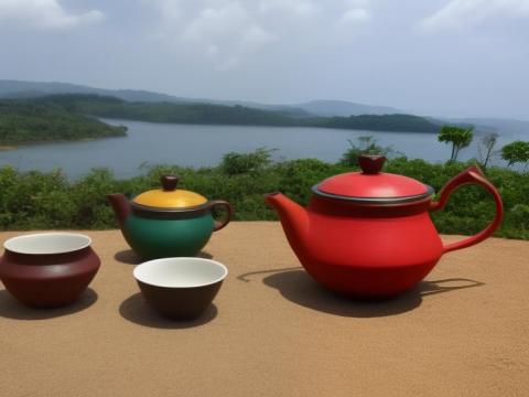 Gabon Libreville Tea pot