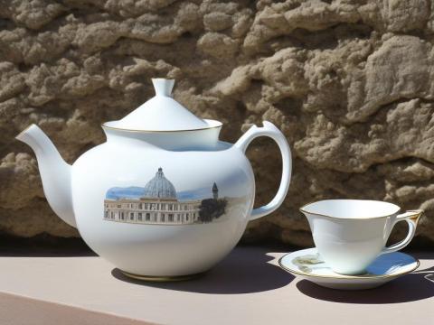 Italy Roma (Rome) Tea pot