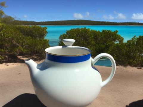 New Caledonia Nouméa Tea pot