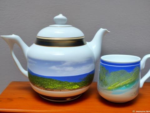 Puerto Rico San Juan Tea pot