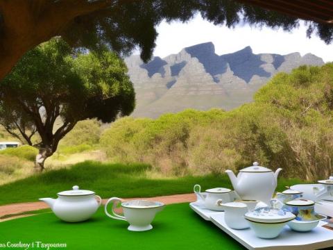 South Africa Cape Town Tea pot