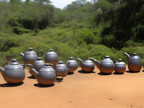 Zambia Lusaka Tea pot