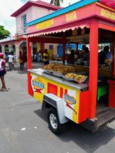 Barbados   Bridgetown traditional street food