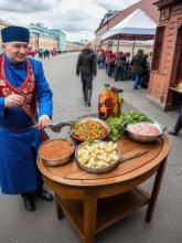 Belarus   Minsk traditional street food