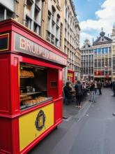 Belgium   Bruxelles-Brussel traditional street food