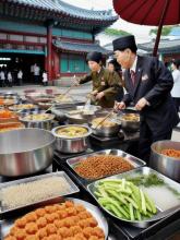 Dem. People's Republic of Korea   P'yongyang traditional street food