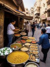 Egypt   Al-Qahirah (Cairo) traditional street food