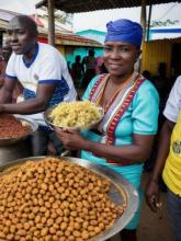 Gabon   Libreville traditional street food