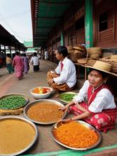 Myanmar   Nay Pyi Taw traditional street food