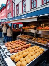 Norway   Oslo traditional street food