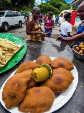 Saint Lucia   Castries traditional street food
