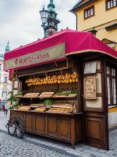 Slovakia   Bratislava traditional street food