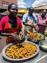 Zimbabwe   Harare traditional street food