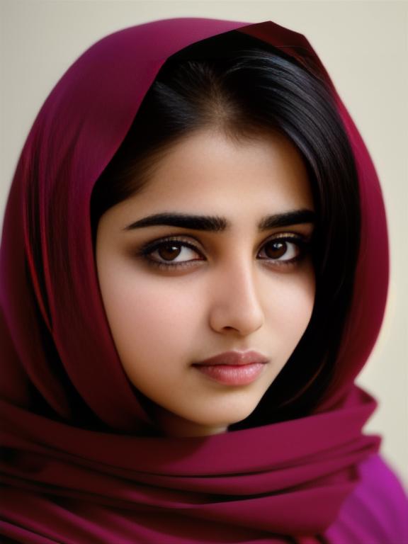Oman Masqat (Muscat) 20 year old Woman portrait close up