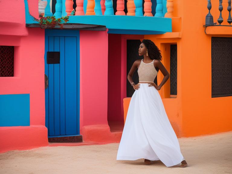 Aruba Oranjestad Portrait High Street women fashion