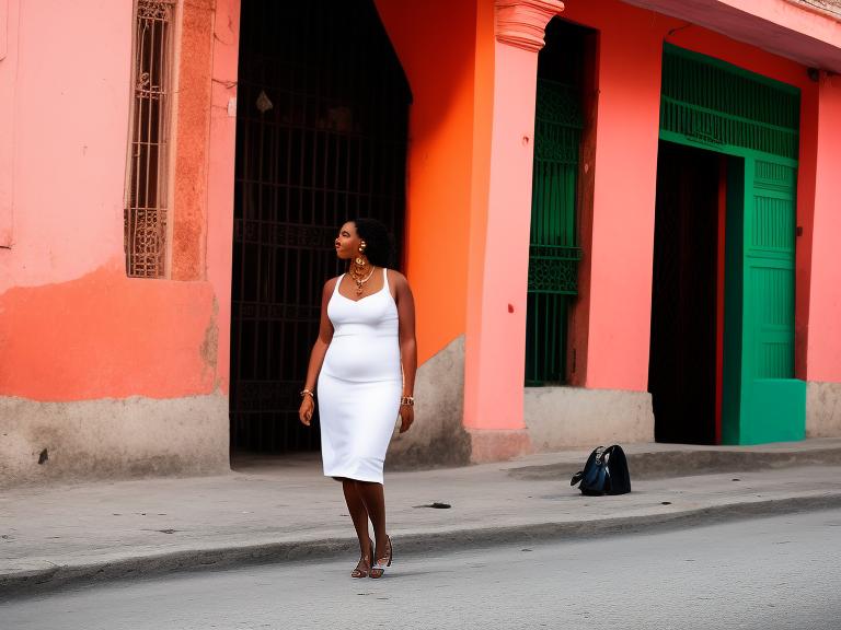 Cuba La Habana (Havana) Portrait High Street women fashion