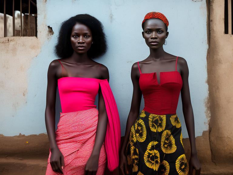Democratic Republic of the Congo Kinshasa Portrait High Street women fashion