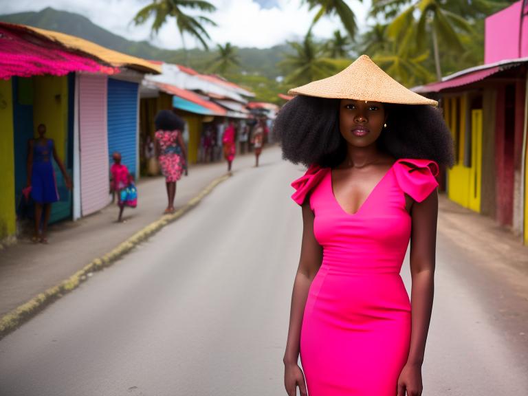 Dominica Roseau Portrait High Street women fashion