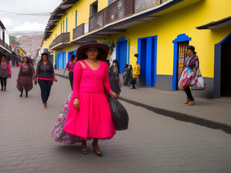 Ecuador Quito Portrait High Street women fashion