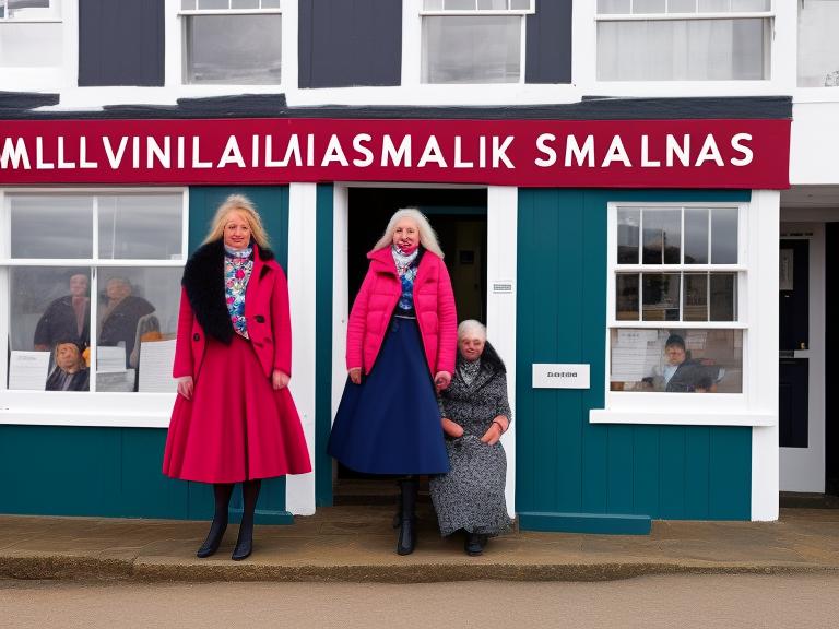 Falkland Islands (Malvinas) Stanley Portrait High Street women fashion
