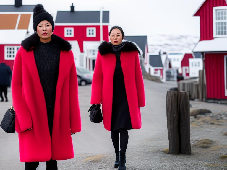 Greenland Nuuk (Godthåb) Portrait High Street women fashion