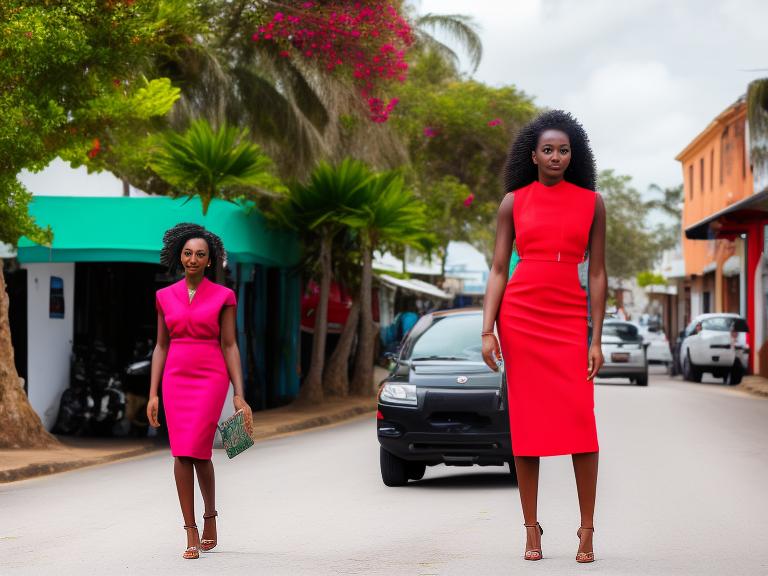 Grenada St.George's Portrait High Street women fashion