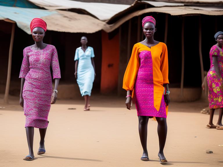 Guinea-Bissau Bissau Portrait High Street women fashion