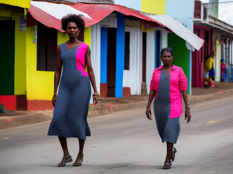 Guyana Georgetown Portrait High Street women fashion