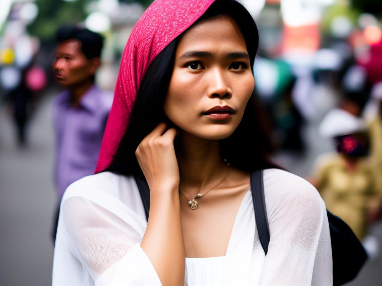 Indonesia Jakarta Portrait High Street women fashion