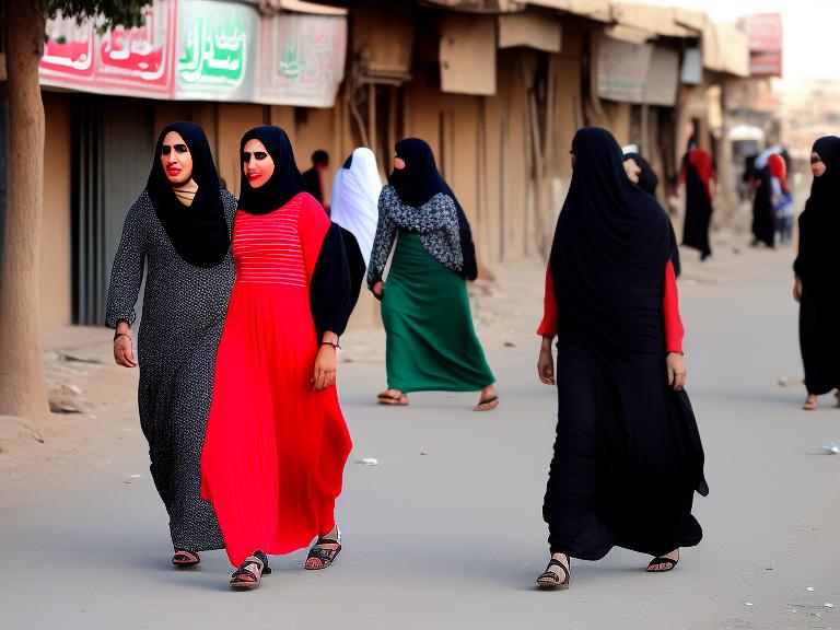Iraq Baghdad Portrait High Street women fashion