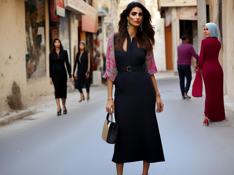 Lebanon Bayrut (Beirut) Portrait High Street women fashion