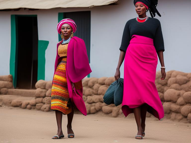 Lesotho Maseru Portrait High Street women fashion