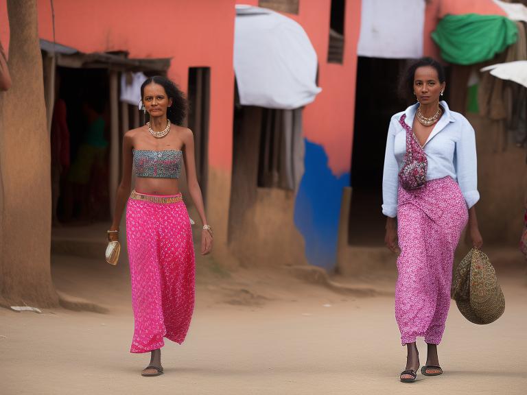 Madagascar Antananarivo Portrait High Street women fashion