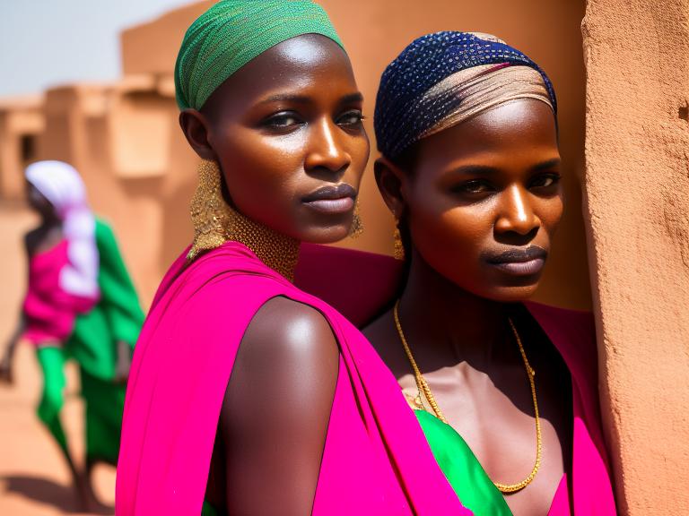 Mali Bamako Portrait High Street women fashion