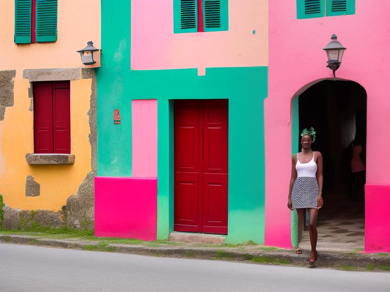 Martinique Fort-de-France Portrait High Street women fashion