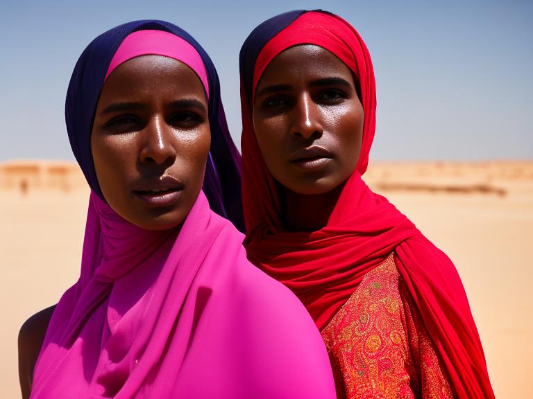 Mauritania Nouakchott Portrait High Street women fashion