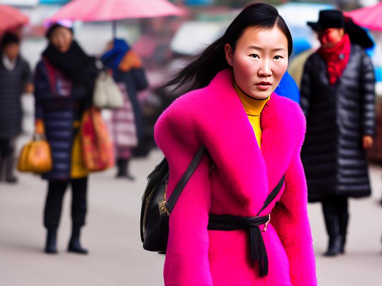 Mongolia Ulaanbaatar Portrait High Street women fashion