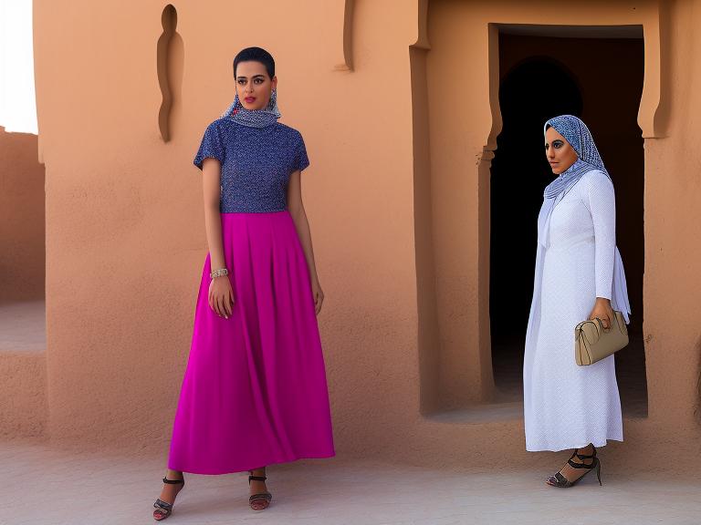 Morocco Rabat Portrait High Street women fashion