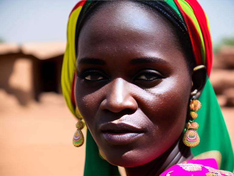 Niger Niamey Portrait High Street women fashion