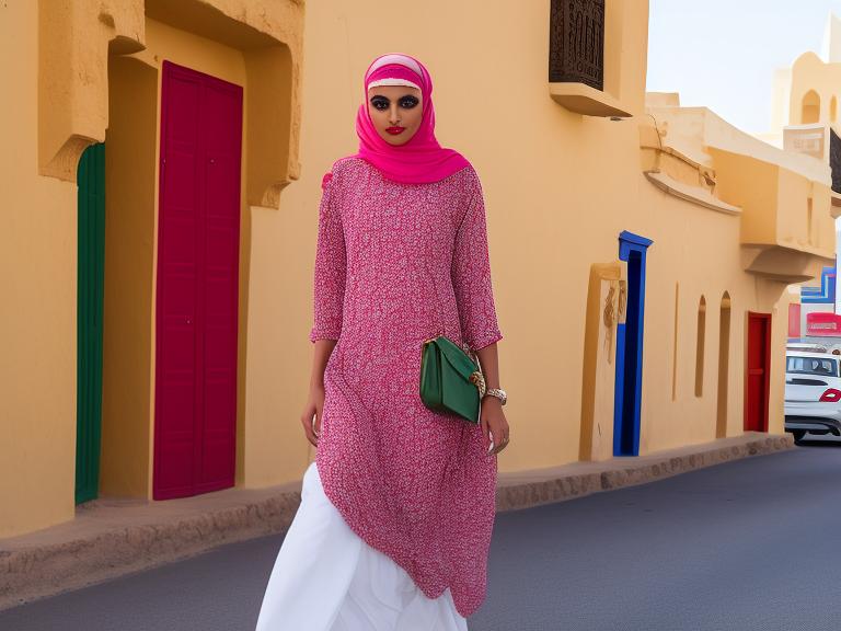 Oman Masqat (Muscat) Portrait High Street women fashion
