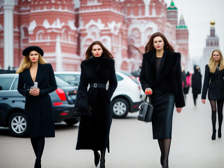 Russian Federation Moskva (Moscow) Portrait High Street women fashion