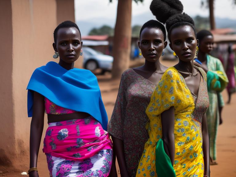 Rwanda Kigali Portrait High Street women fashion