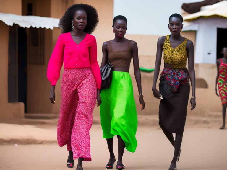 Senegal Dakar Portrait High Street women fashion