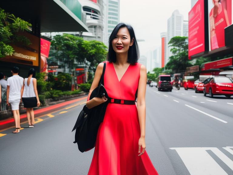 Singapore Singapore Portrait High Street women fashion