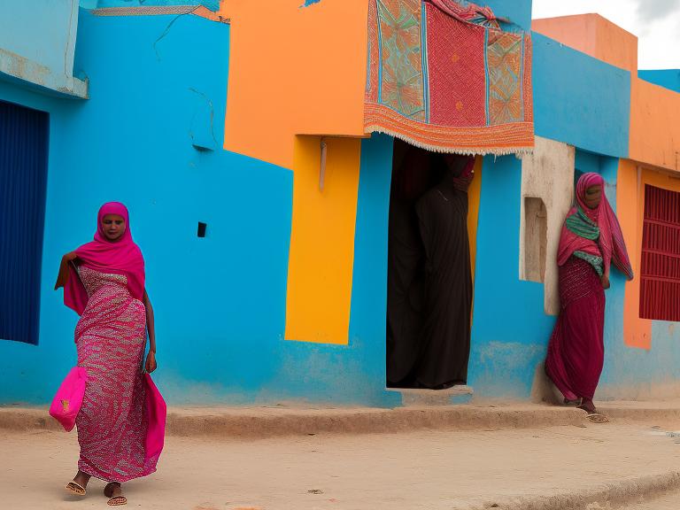 Somalia Muqdisho (Mogadishu) Portrait High Street women fashion